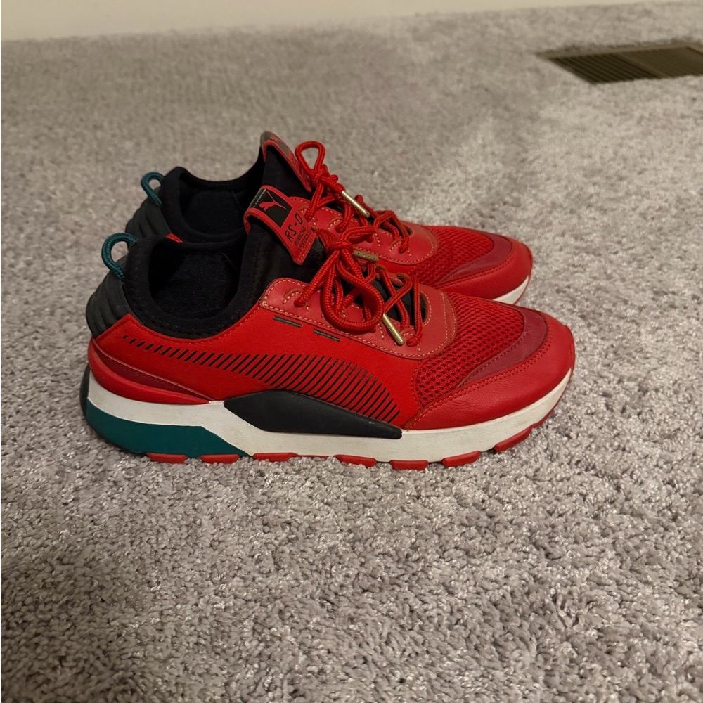 Puma Red and Black Men's Sneakers